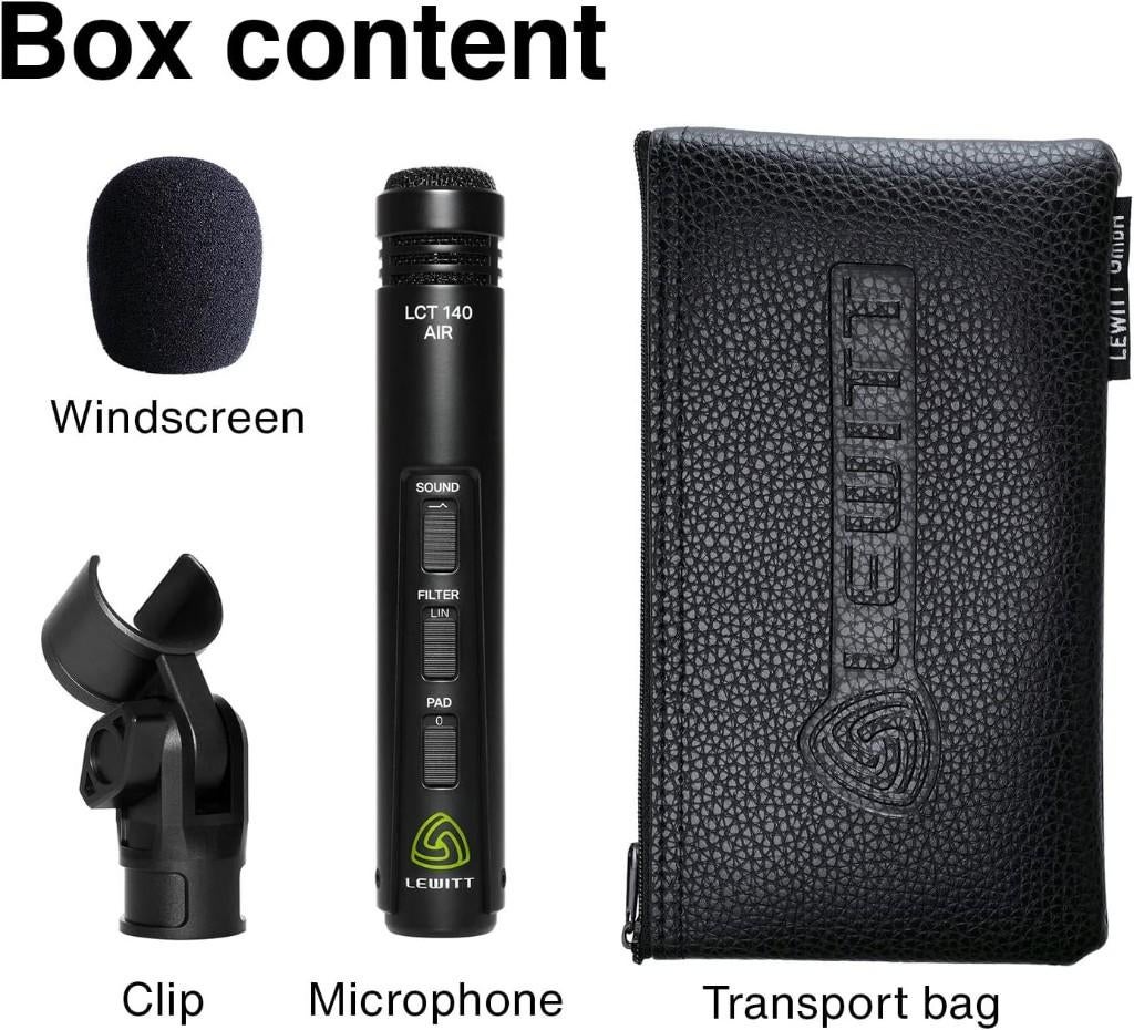 Lewitt LCT 140 Air Condensator Mic (NIEUW), Ophalen of Verzenden, Nieuw, Studiomicrofoon