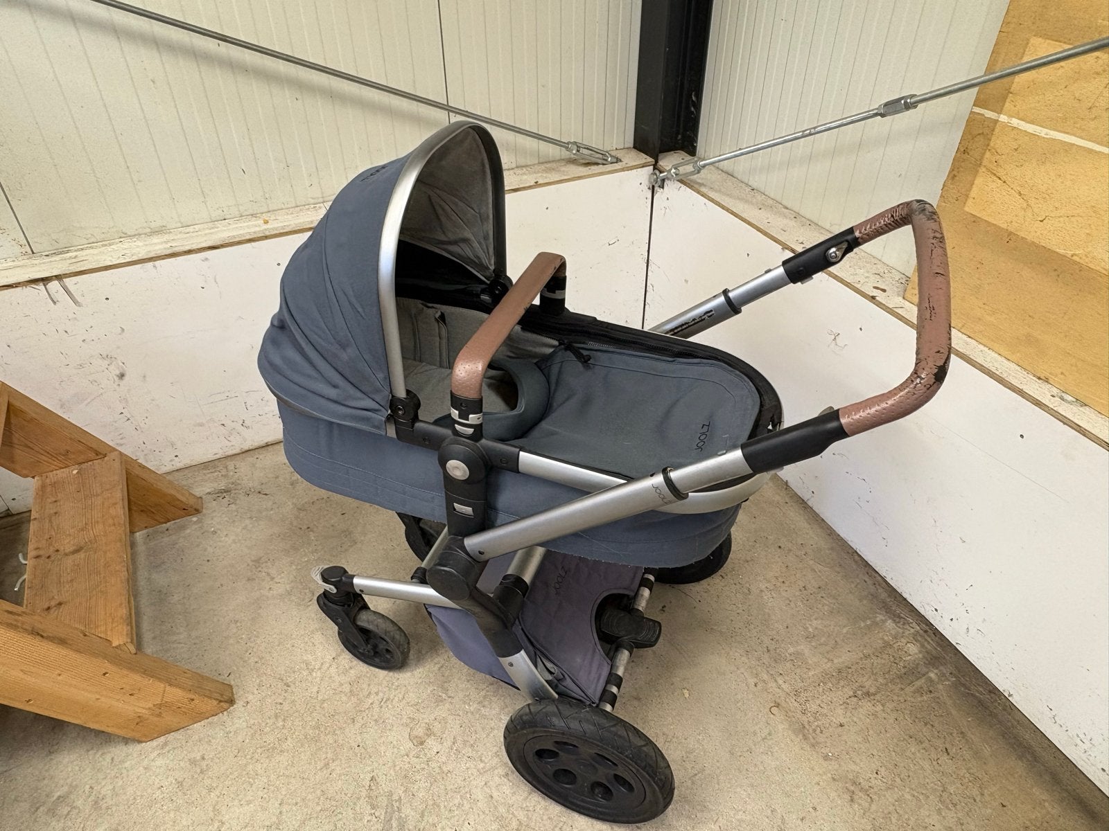Joolz kinderwagen met reiswieg en zitje en parasol, Gebruikt, Combiwagen, Met reiswieg, Ophalen
