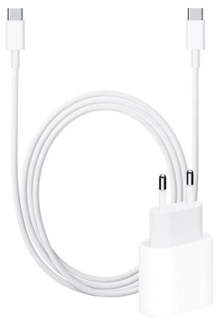 Apple 20W USB-C Oplader met USB-C naar USB-C Kabel, Verzenden, Nieuw