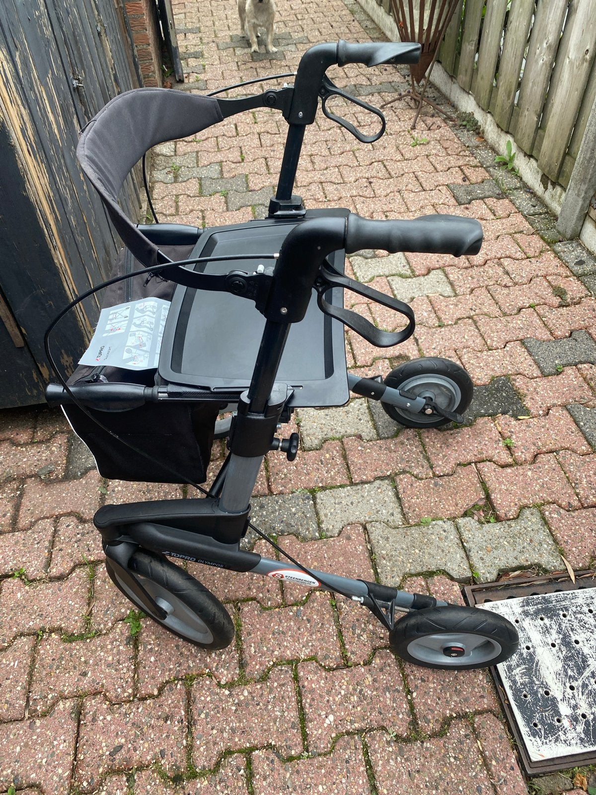 Rollator topro olympus, Ophalen