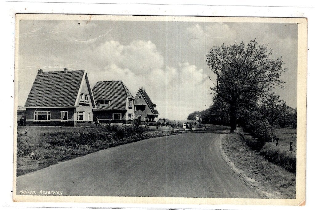 Beilen 1940 Asserweg, Verzenden, 1920 tot 1940, Gelopen, Drenthe