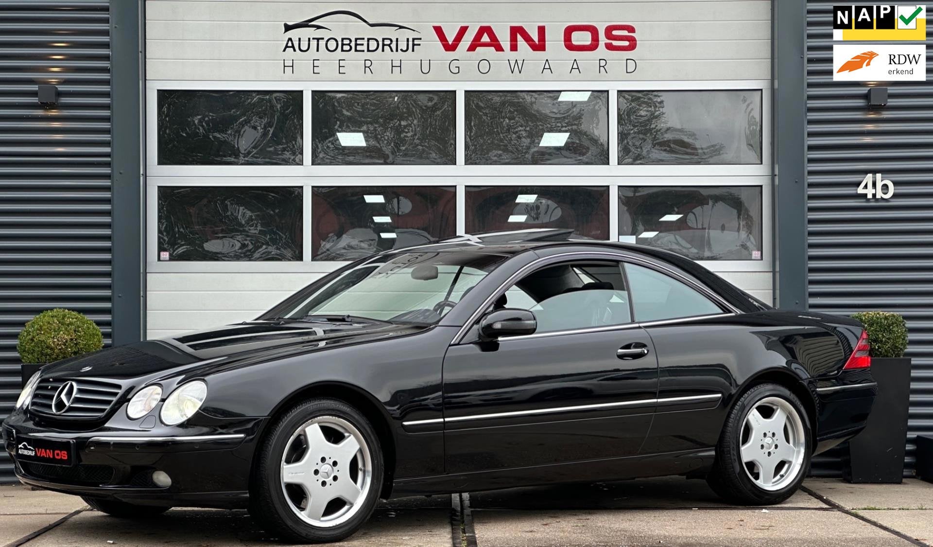 Mercedes-Benz CL-klasse NIEUWSTAAT/ YOUNG TIMER/ FULL OPTION, Auto's, Mercedes-Benz, Automaat, Achterwielaandrijving, Zwart, CL