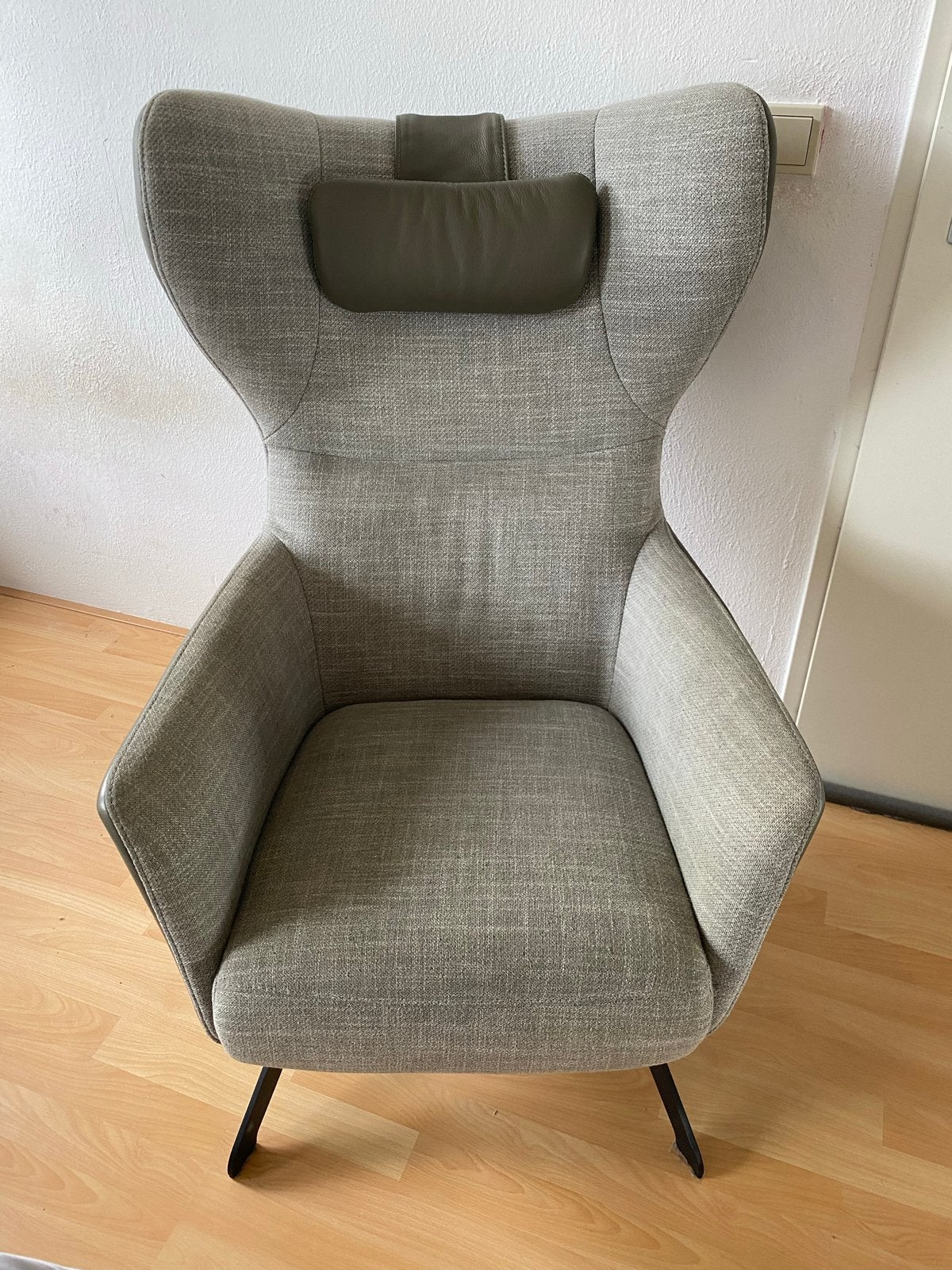 fauteuil Montel, Huis en Inrichting, Fauteuils, Ophalen, 75 tot 100 cm, Zo goed als nieuw, Stof