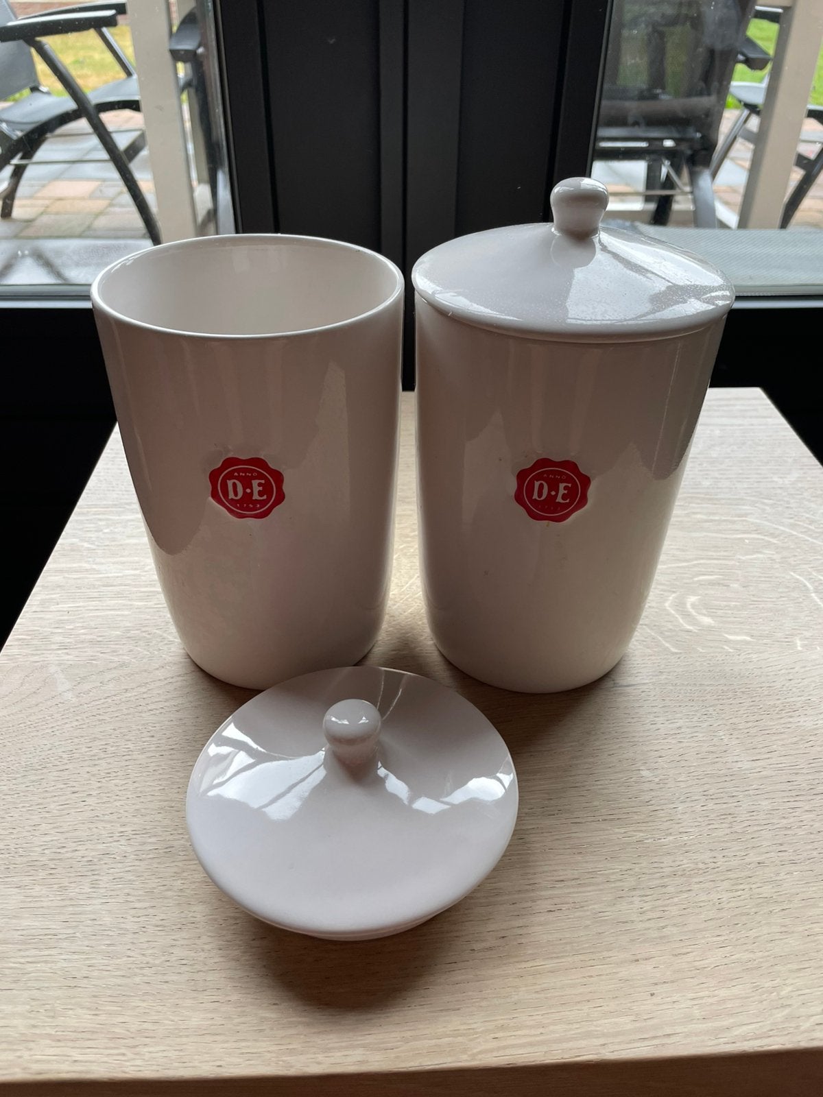 Douwe Egberts voorraadpotten, Overige merken, Overige typen, Ophalen of Verzenden, Zo goed als nieuw