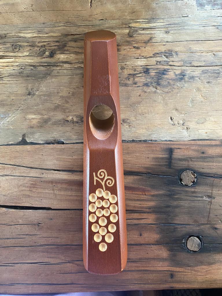 Houten wijnfles standaard, Ophalen of Verzenden, Zo goed als nieuw, Minder dan 5 flessen, Minder dan 50 cm