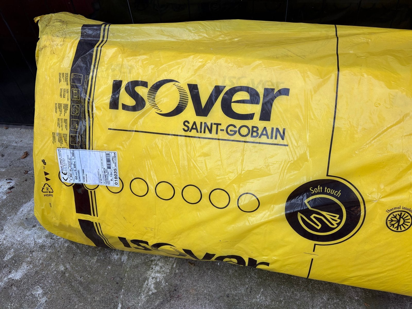 Isover Sonepanel Glaswol 60mm -  4 Pakken (ca. 32m²), Ophalen, 4 tot 8 cm, Nieuw, 15 m² of meer