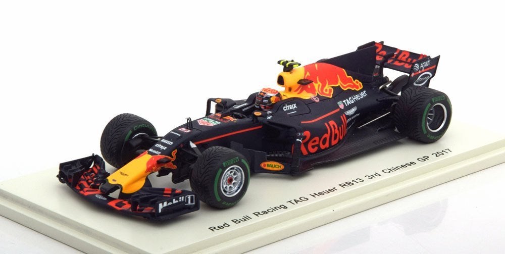 ✅ Max Verstappen 1:43 3rd Chinese GP 2017 Red Bull RB13, Ophalen of Verzenden, Nieuw, Formule 1