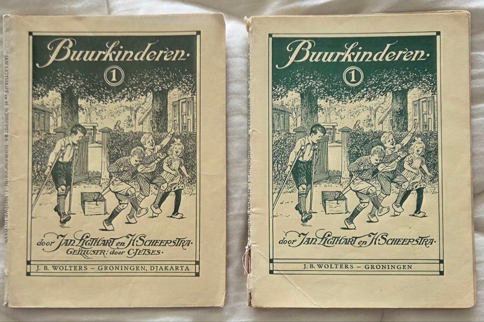 Vintage kinderboeken: Buurkinderen en Het Ruisende Woud, Boeken, Ophalen of Verzenden