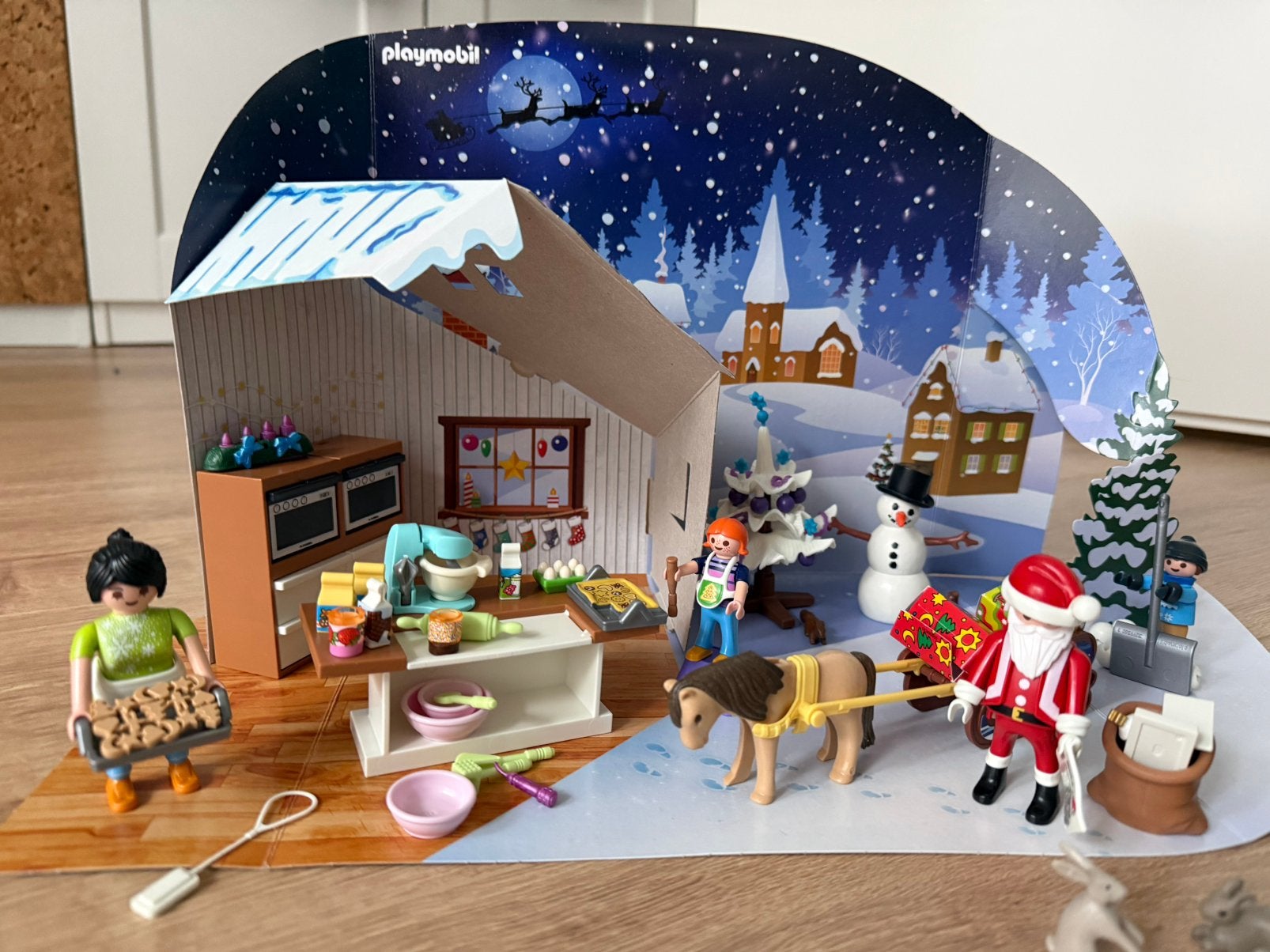 Playmobil advent kalender 71088, Gebruikt, Complete set, Ophalen of Verzenden, Figuren