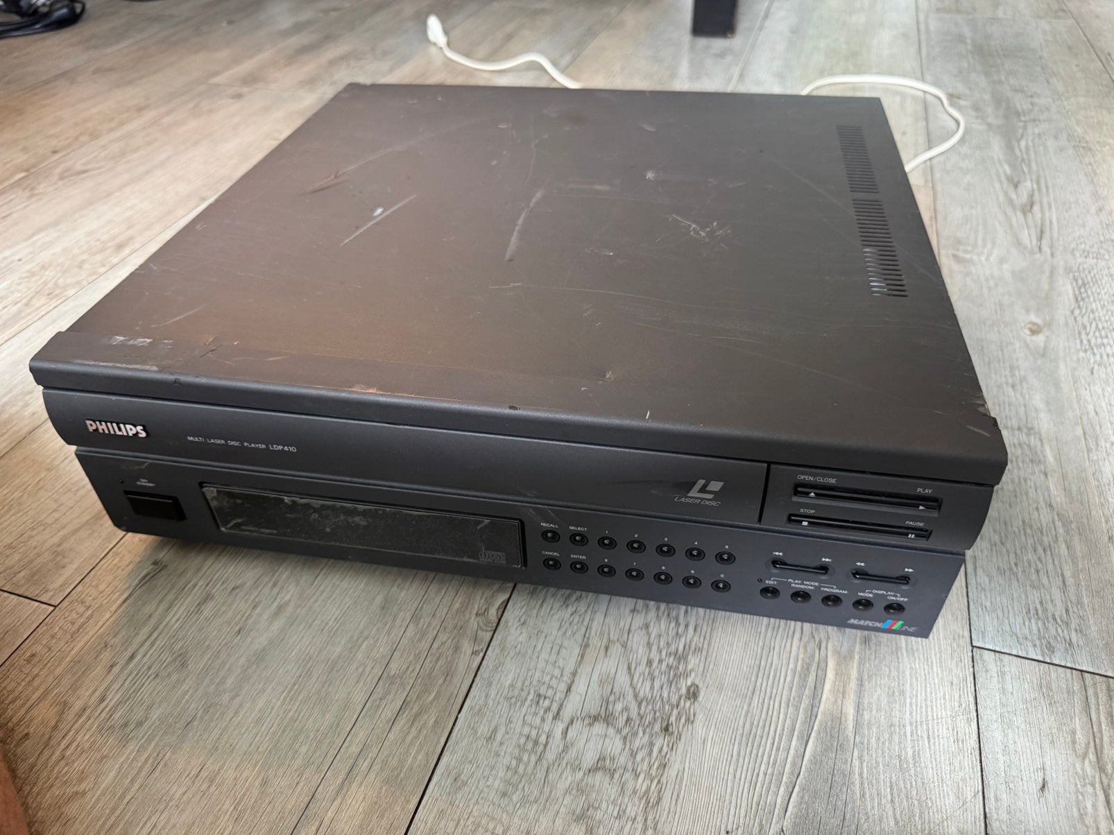 Laserdisk philips ldp410, Ophalen of Verzenden, Gebruikt, Overige instrumenten