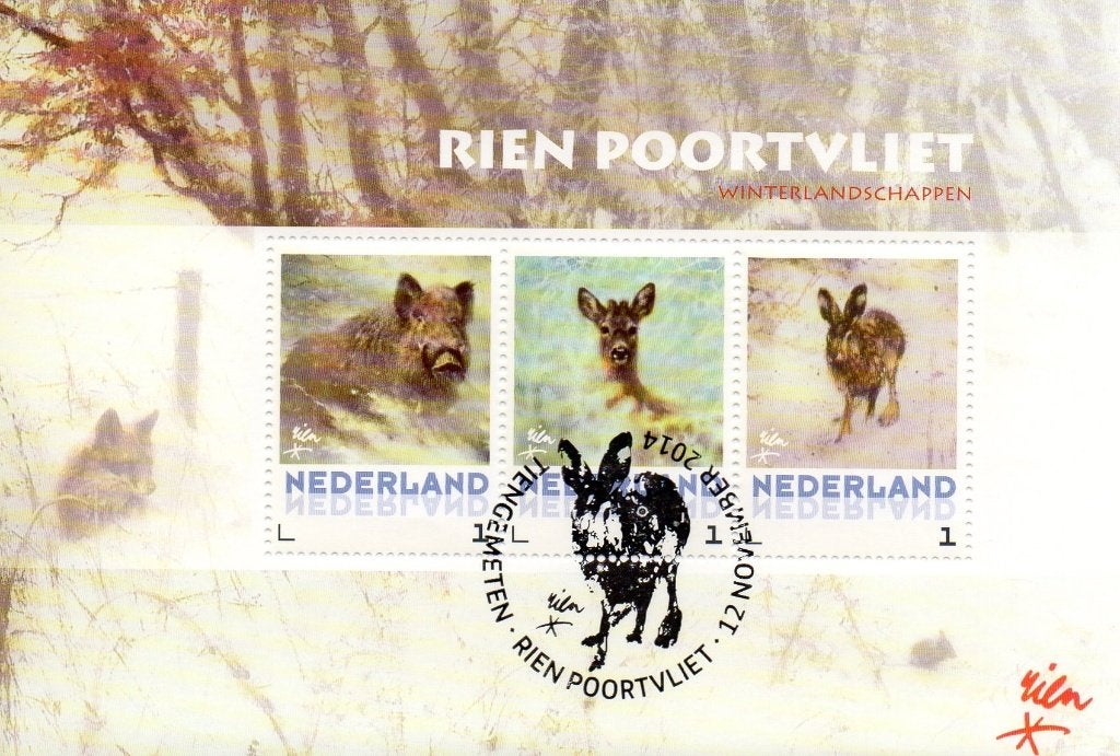 Persoonlijke postzegels gestempelde velletje, Postzegels en Munten, Ophalen of Verzenden, Na 1940, Gestempeld