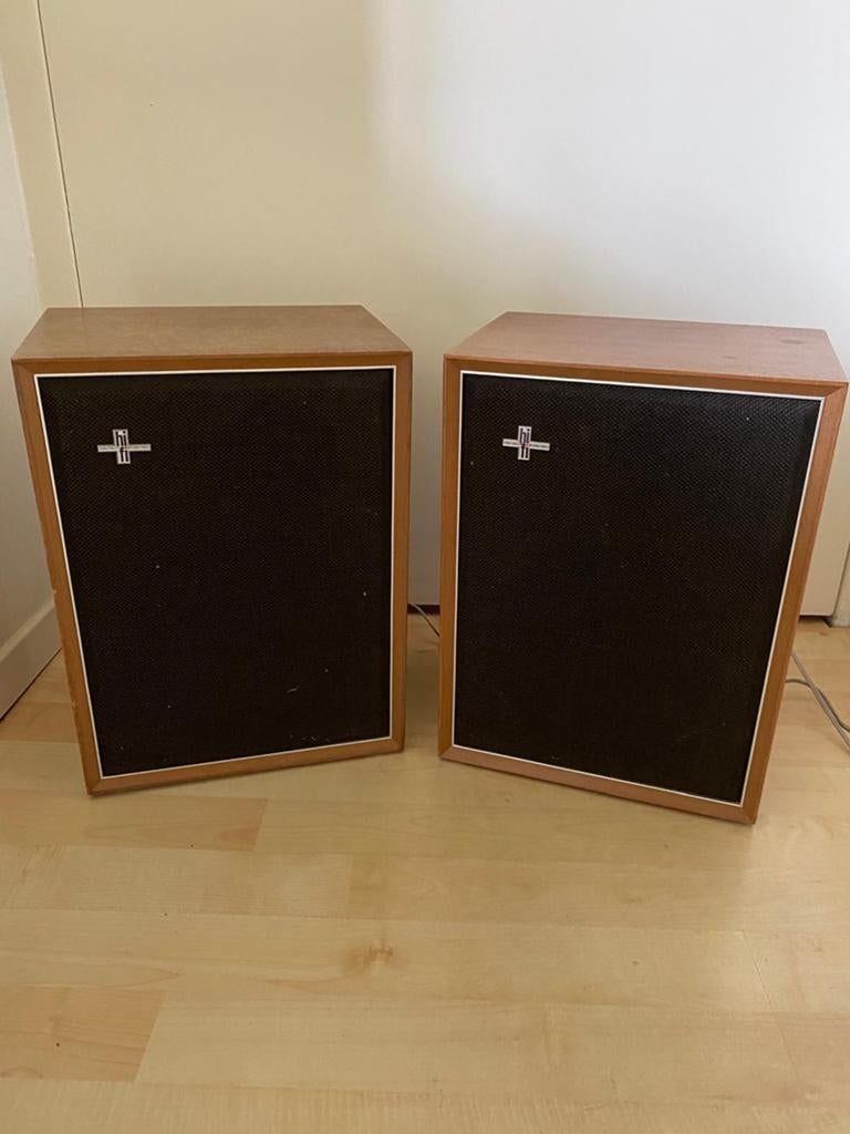 Vintage Philips Hi-Fi International Luidsprekers, Audio, Tv en Foto, Ophalen, Philips, Gebruikt, Minder dan 60 watt