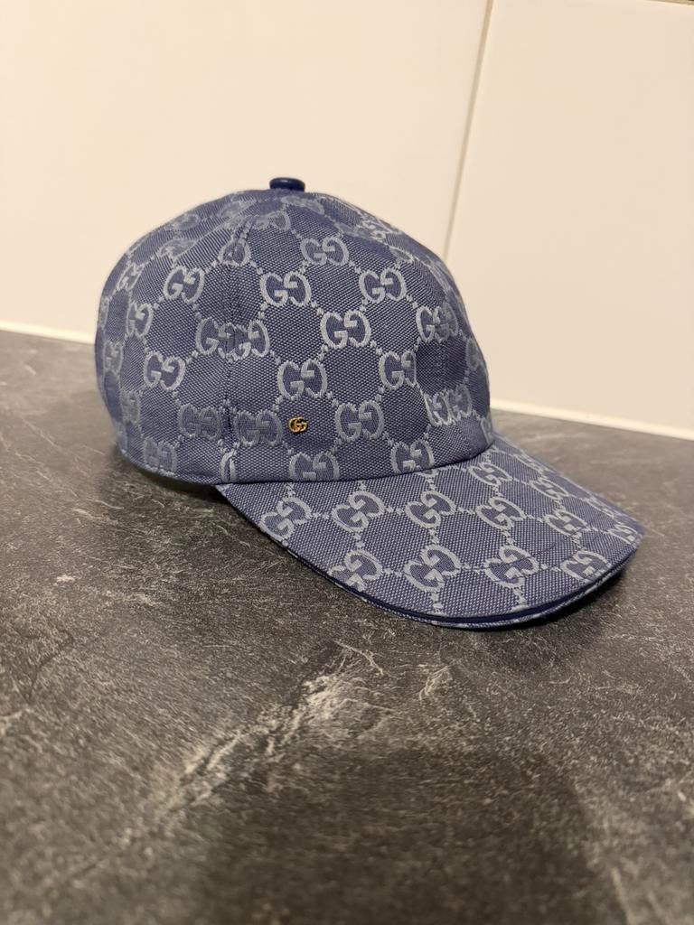 Gucci pet, Kleding | Heren, Ophalen of Verzenden, Zo goed als nieuw, 58 of 59 cm (L, 7¼ of ⅜ inch), Pet