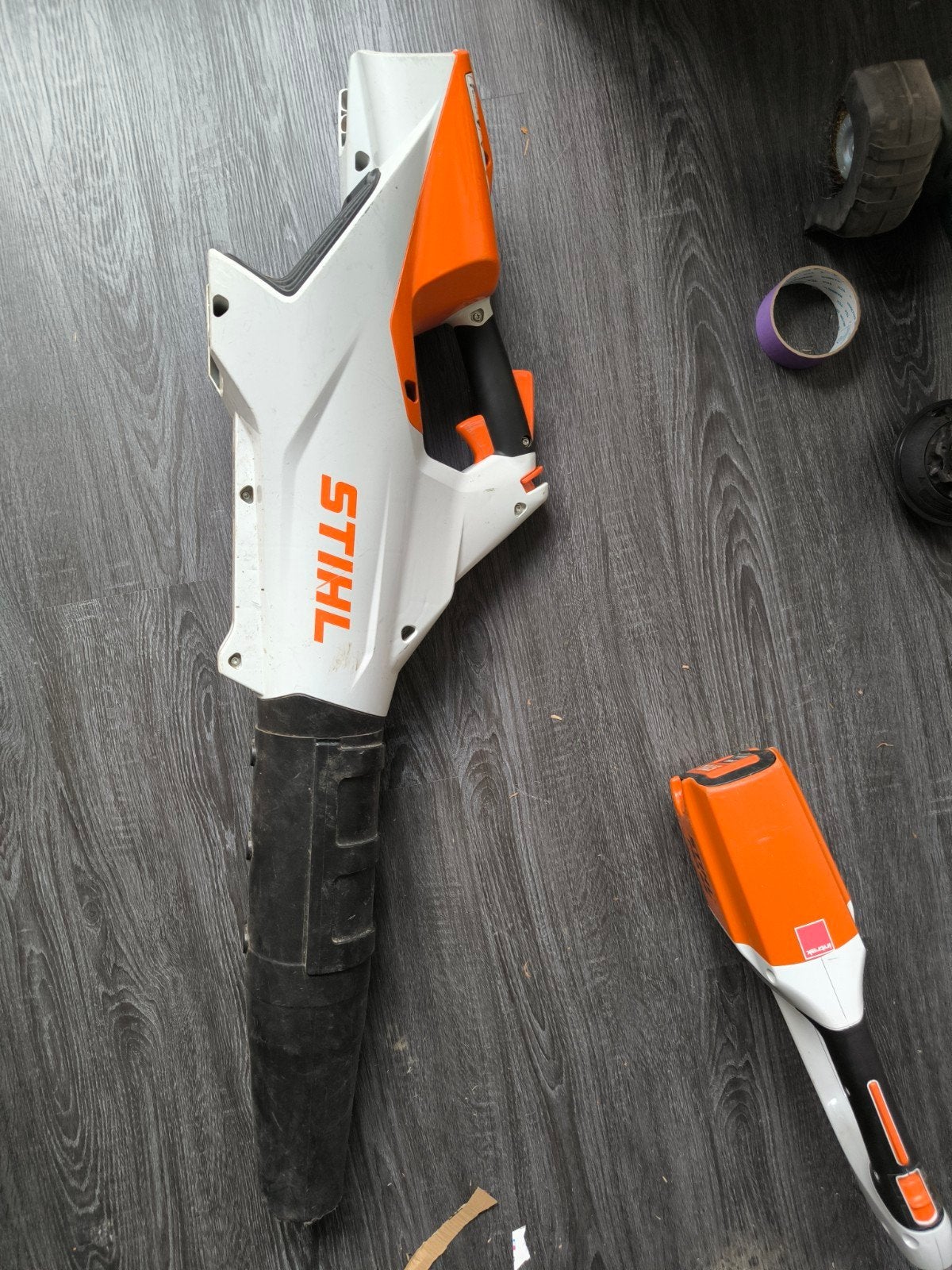 STIHL BGA 86 professionele accubladblazer – nauwelijk, Ophalen, Zo goed als nieuw, Accu