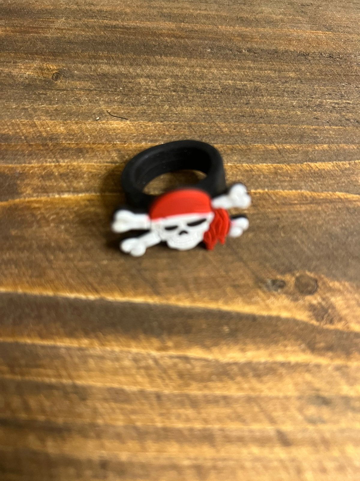 Piraten ring rubber geeft dus mee carnaval/feest, Ophalen, Zo goed als nieuw, Carnaval