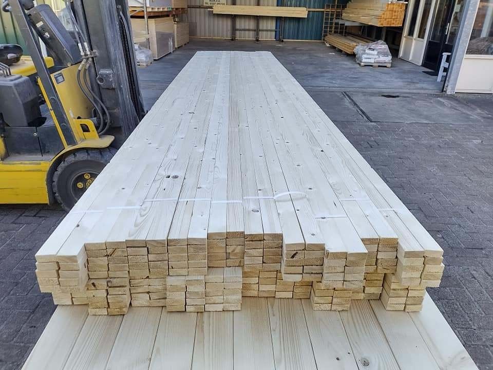 Panlatten te koop 22x50mm, Tuin en Terras, Ophalen, Gebruikt, Minder dan 180 cm, Palen