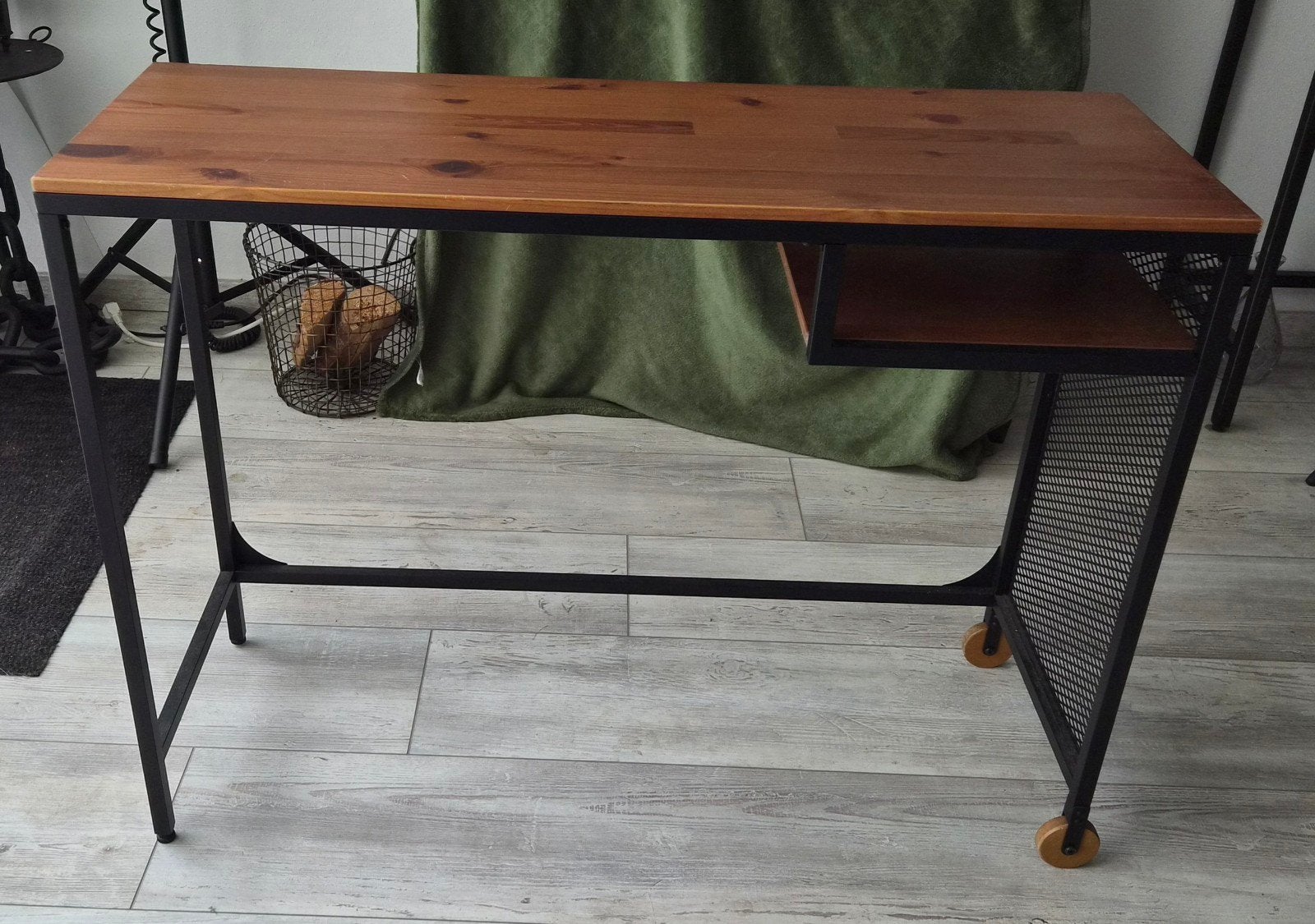 Sidetable, computertafel, bureau 100 x 36 x 76 cm, Ophalen, Gebruikt, 50 tot 100 cm, Metaal