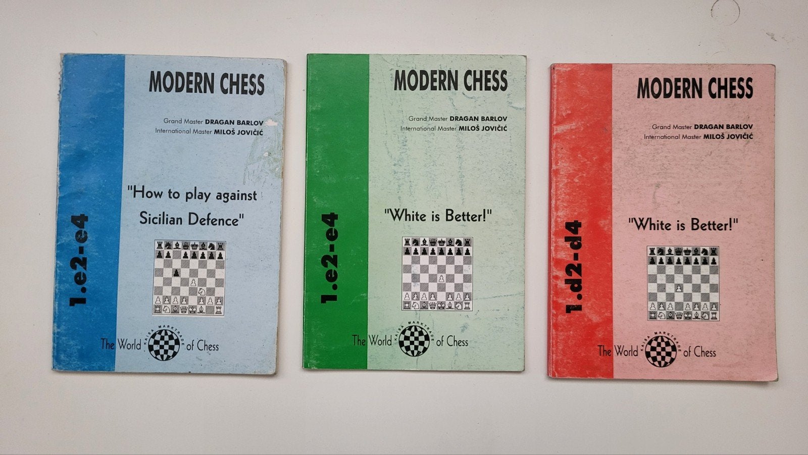 3 schaakboeken: Modern chess, Ophalen of Verzenden, Gelezen, Overige onderwerpen