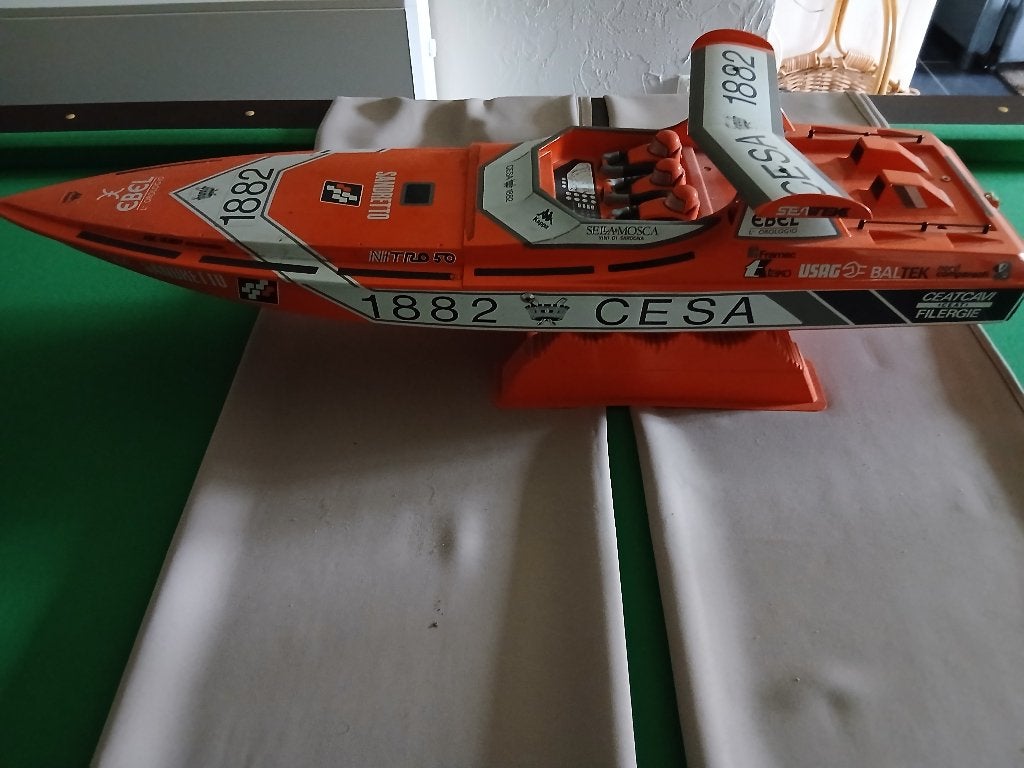 RC Speedboot, Hobby en Vrije tijd, Ophalen, Zo goed als nieuw, 1:32 tot 1:50, Overige merken
