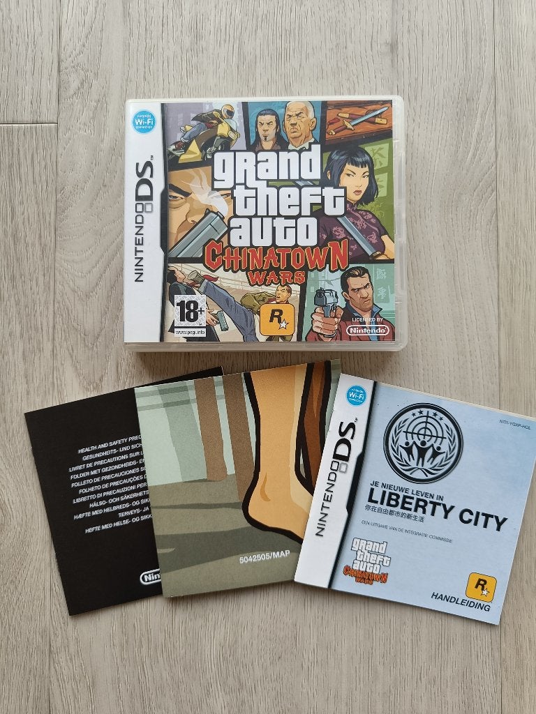 GTA Chinatown Wars – Nintendo DS – Getest & werkend, Avontuur en Actie, Vanaf 18 jaar, 1 speler, Ophalen of Verzenden