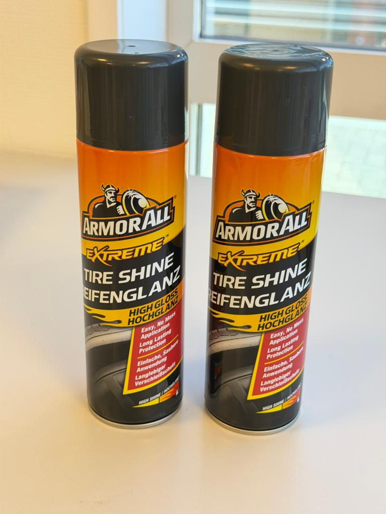 2x Armor All Extreme Tire Shine Bandenglans 500ml spuitbus 2, Ophalen of Verzenden, H, H, H