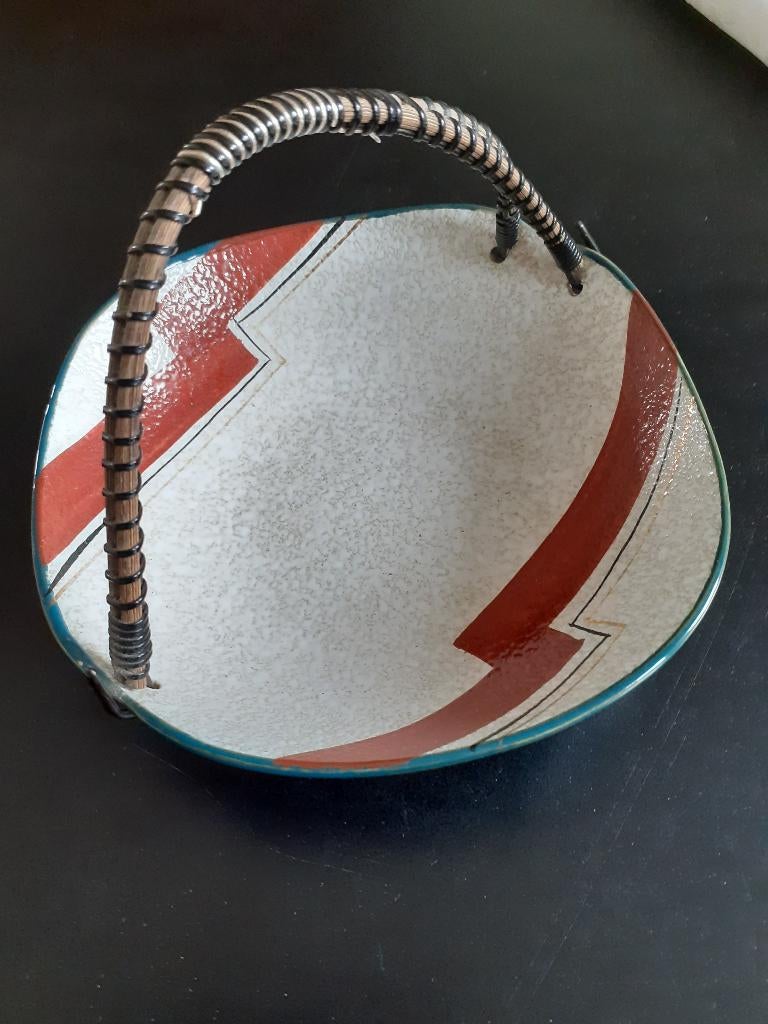 Vintage jaren 50 60 design serveerschaaltje, Antiek en Kunst, Antiek | Keramiek en Aardewerk, Ophalen of Verzenden