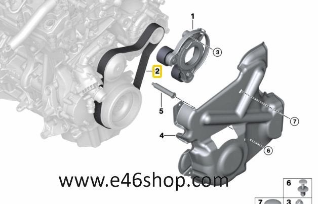 Multiriem BMW F45 i8 Mini oe 11287634195 org bmw, -, -, Nieuw, Ophalen of Verzenden