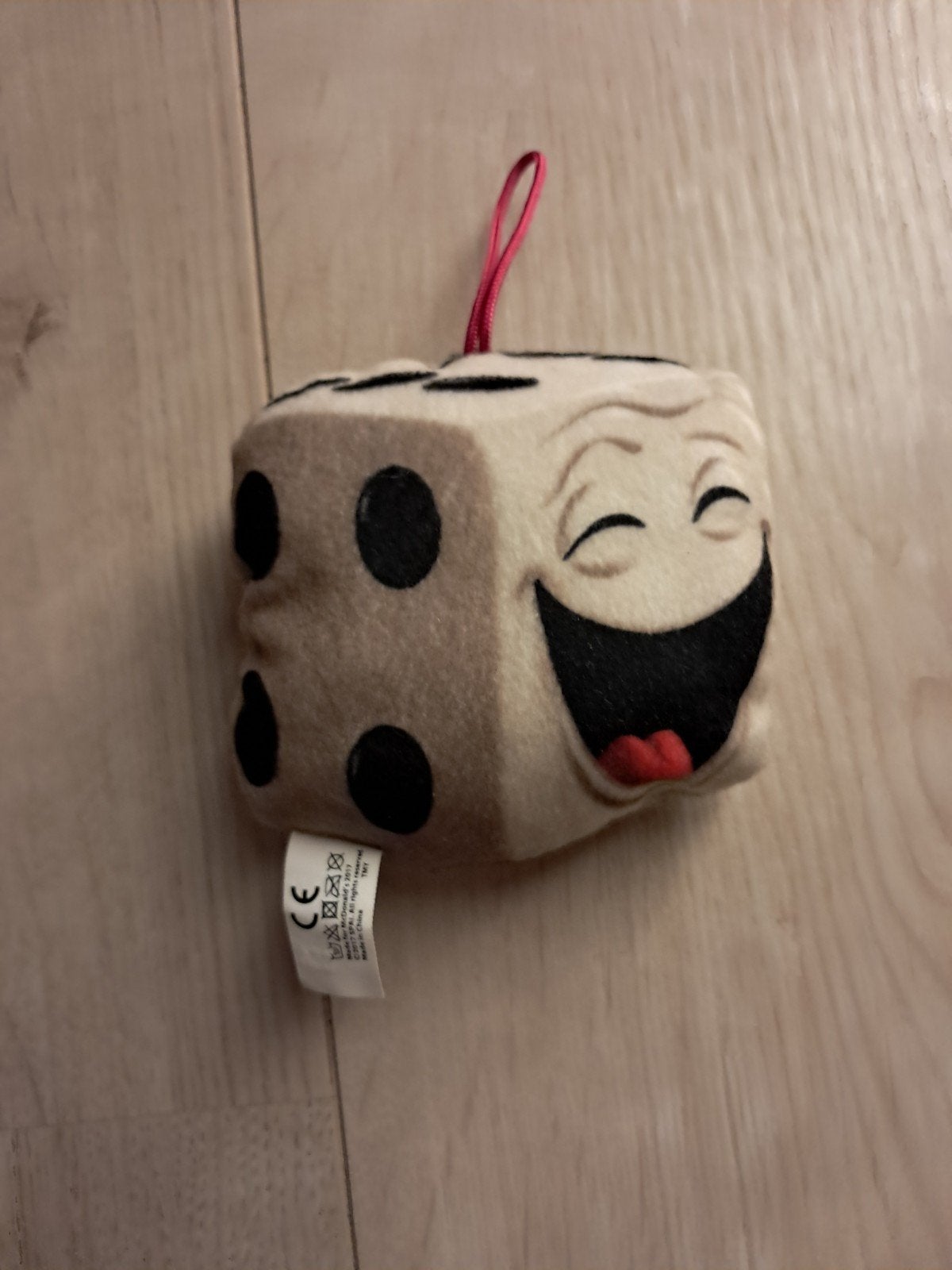 McDonald's Happy Meal Pluche Dobbelsteen Hanger, Ophalen of Verzenden, Gebruikt, Jongen of Meisje