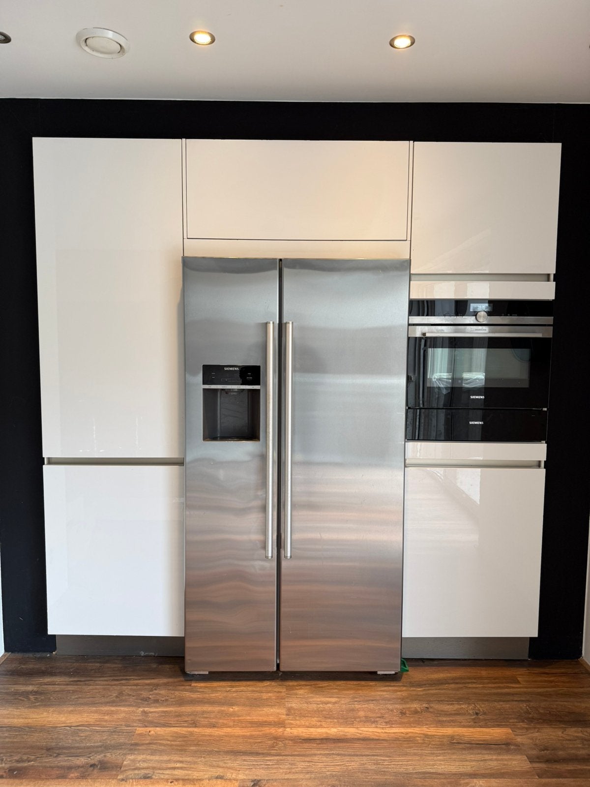 Luxe SieMatic Kastenwand& Siemens Amerikaanse Koelkast |, Ophalen, 50 tot 100 cm, Zo goed als nieuw, 150 tot 200 cm