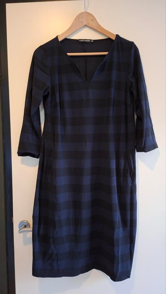 Studio Anneloes Jurk - Donkerblauw gestreept, Studio Anneloes, Blauw, Maat 46/48 (XL) of groter, Ophalen of Verzenden