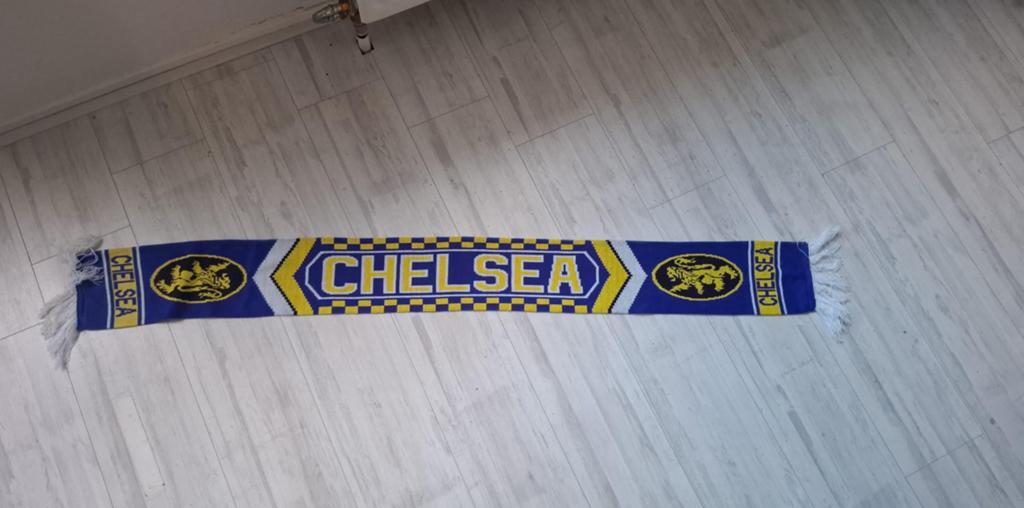 Chelsea sjaal, Ophalen of Verzenden, Zo goed als nieuw, Buitenlandse clubs, Vaantje of Sjaal
