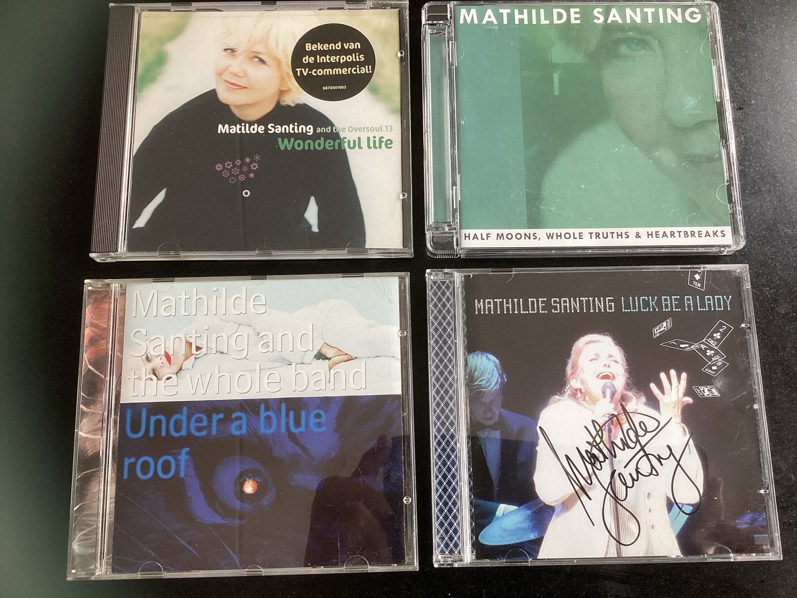 4 Mathilde Santing CD's - Diverse albums, Ophalen of Verzenden, Gebruikt, Album, Inclusief doosje