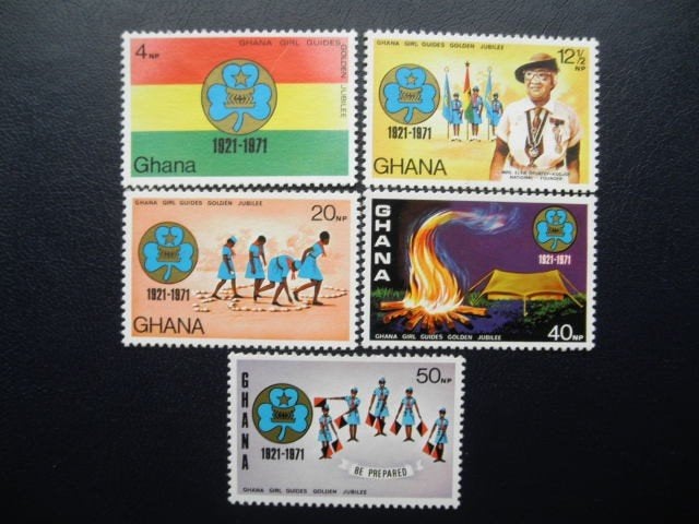 Postzegels Ghana 1971 scouting - cw. 11,00 postfris., Ophalen of Verzenden, Overige landen, Postfris