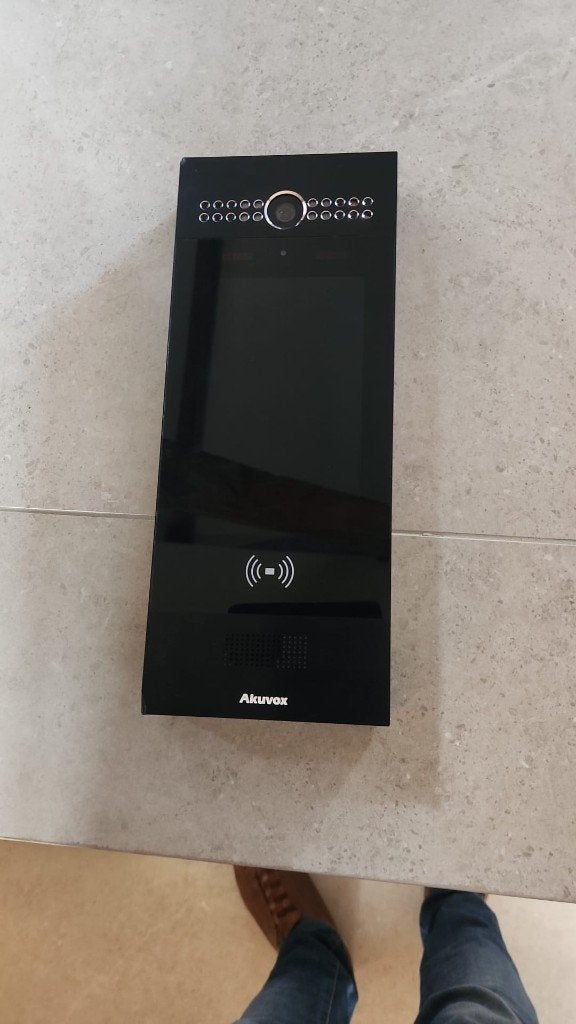 video intercom Akuvox, Ophalen, Bewegingsdetectiesensor, Zo goed als nieuw, Bedraad