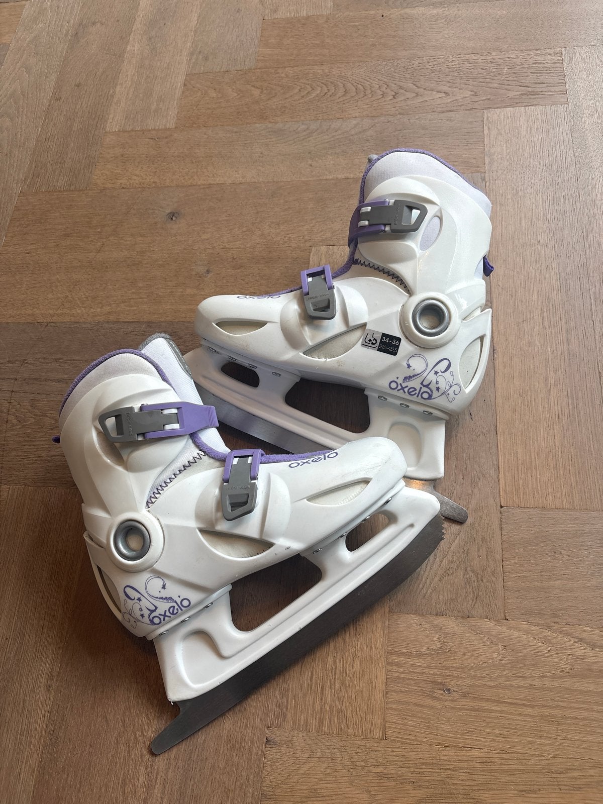 Oxelo verstelbare schaatsen maat 34-36, Sport en Fitness, Ophalen, Gebruikt, Kunstschaatsen, Overige merken