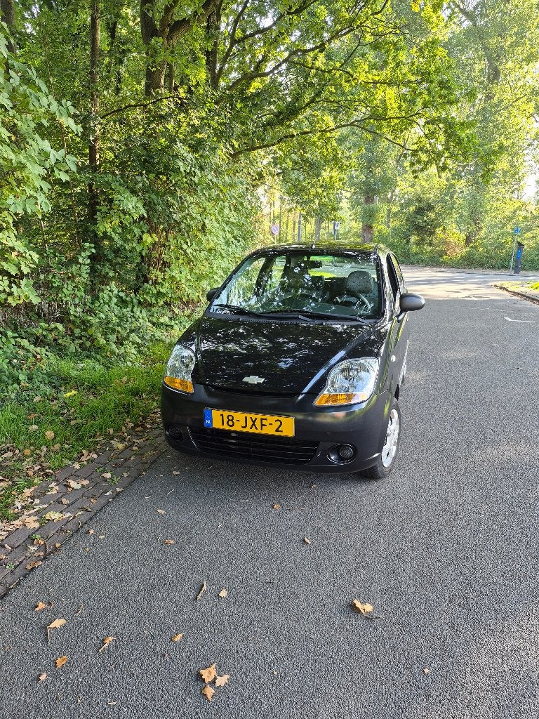 Chevrolet Matiz 0.8 2009 Zwart, Auto's, Voorwielaandrijving, Zwart, Origineel Nederlands, 19 km/l