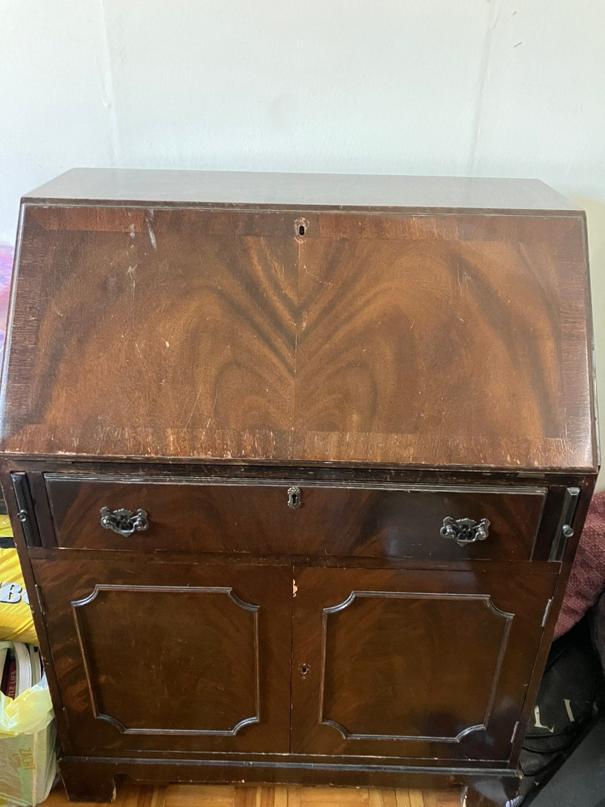 Secretaire mahonie, Ophalen, Gebruikt, Klassiek