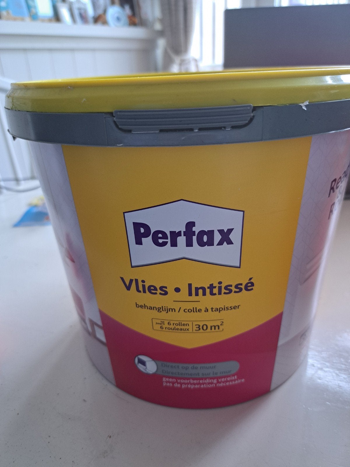 Perfax Vlies Intissé behanglijm - halfvolle emmer, Ophalen, Gebruikt, Overige typen