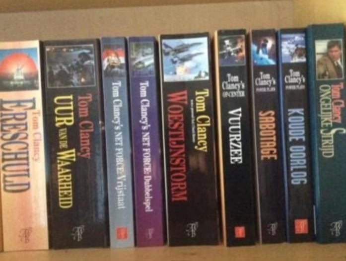 Boeken van Tom Clancy los te koop, zie omschrijving, Boeken, Ophalen of Verzenden, Tom Clancy