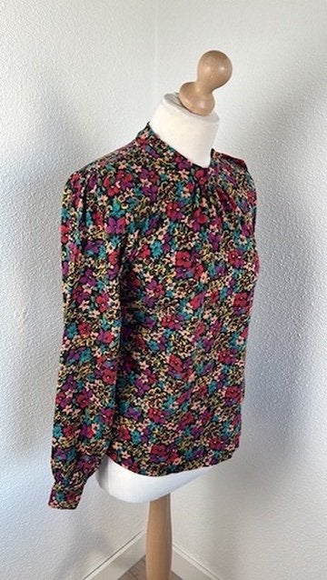 King Louie maat L bloemen top blouse 1460, Meerkleurig, Maat 42/44 (L), Ophalen of Verzenden, Zo goed als nieuw