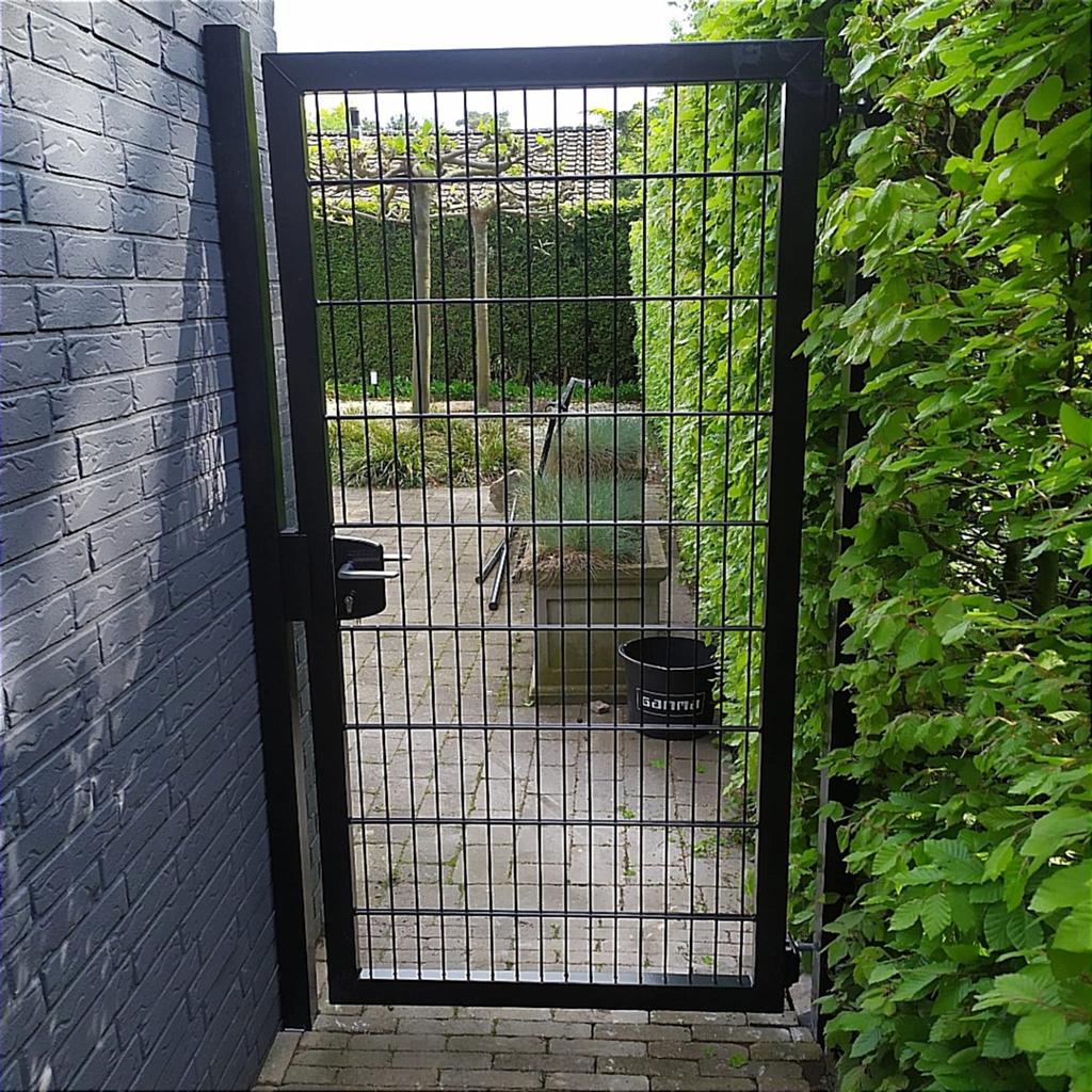 Enkele Poort, Tuin en Terras, Ophalen, Nieuw, IJzer