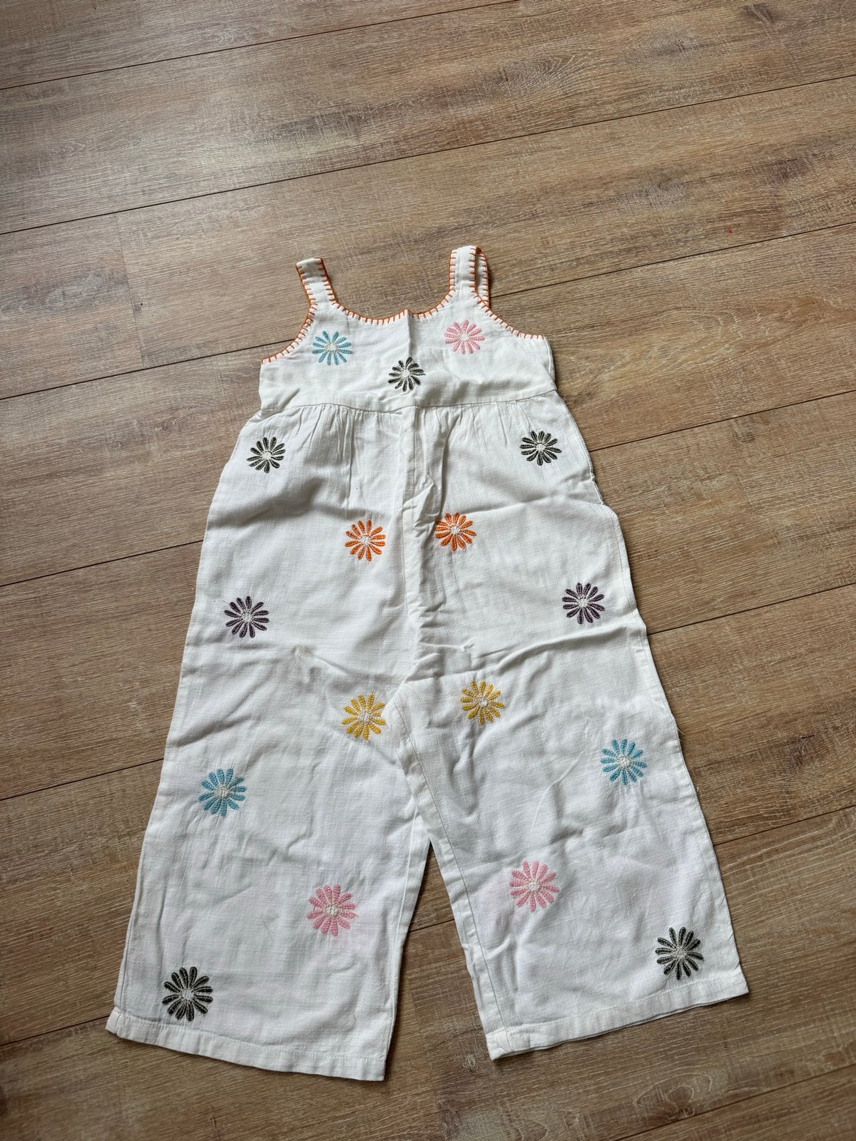 Zara Jumpsuit met bloemenprint - Maat 104, Ophalen of Verzenden, Gebruikt, Meisje, Setje
