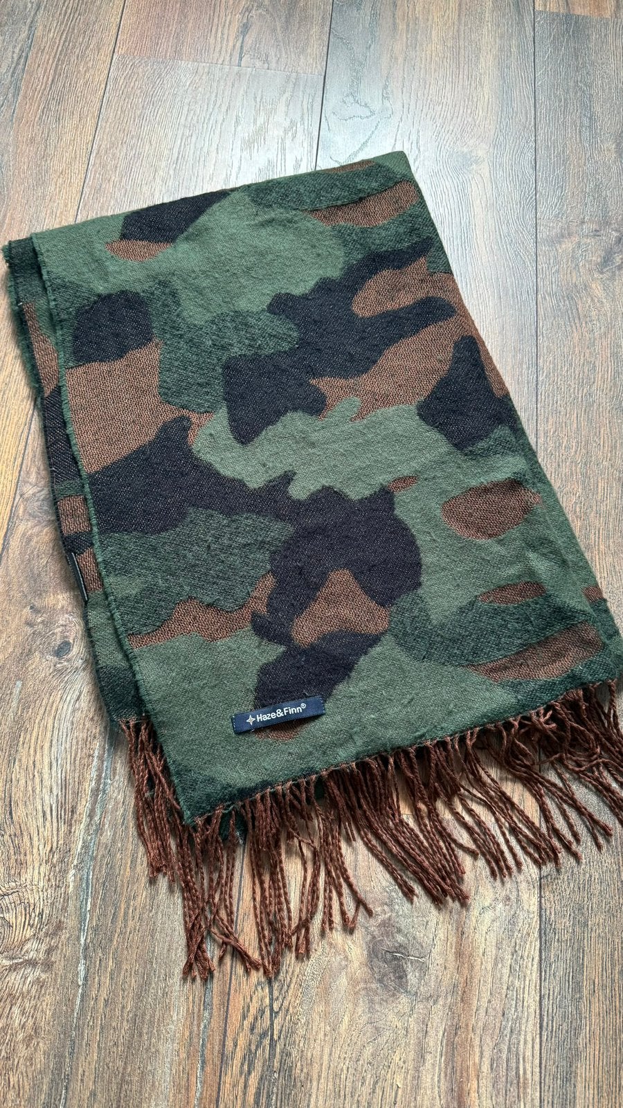 Haze & Finn leger groene sjaal - scarf., Ophalen of Verzenden, Sjaal