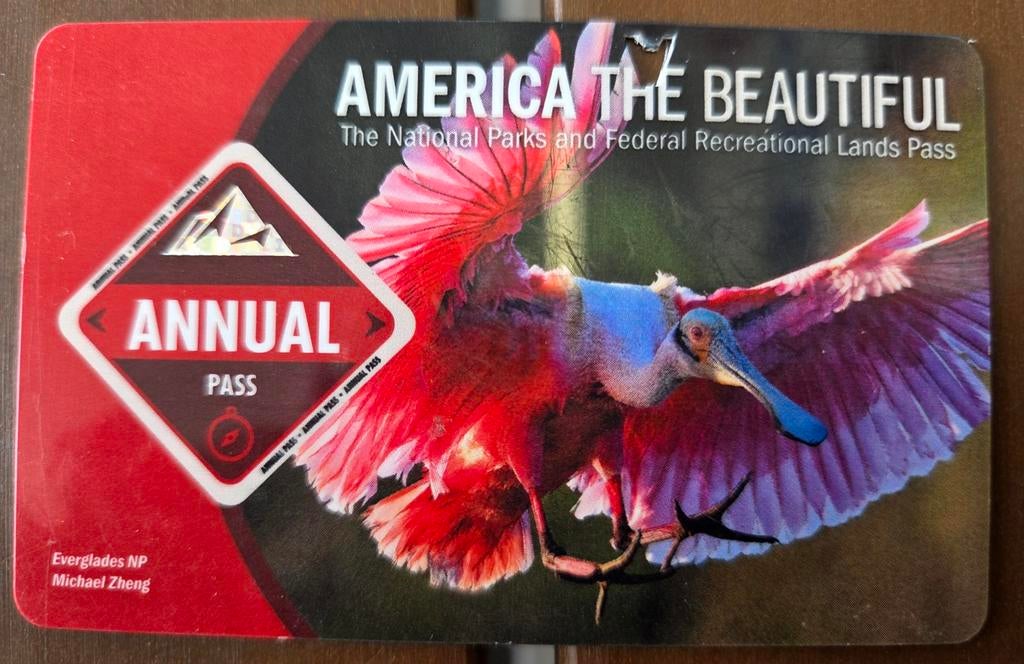 NPS pas, America The Beautiful, Drie personen of meer, Ticket of Toegangskaart