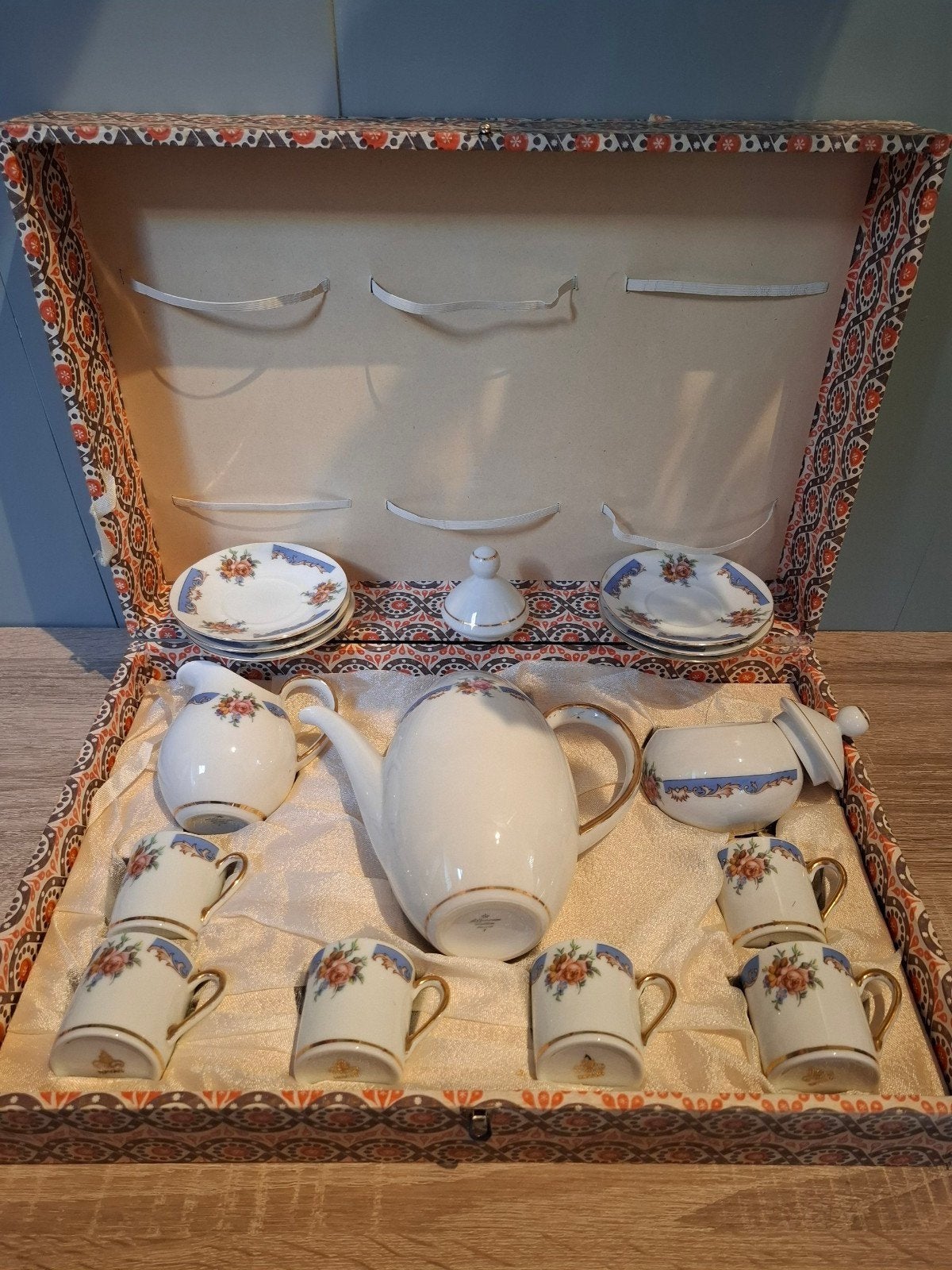 Seltmann Weiden Bavaria Porseleinen Kinderservies met Goud, Ophalen