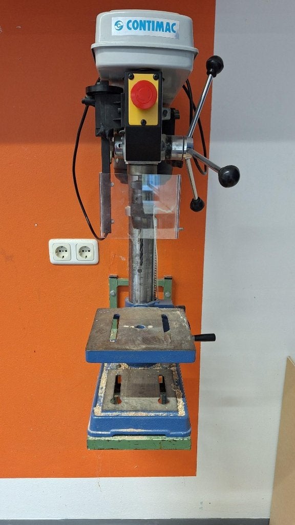 Contimac kolomboormachine, Ophalen, Gebruikt, 400 tot 600 watt, Variabele snelheid