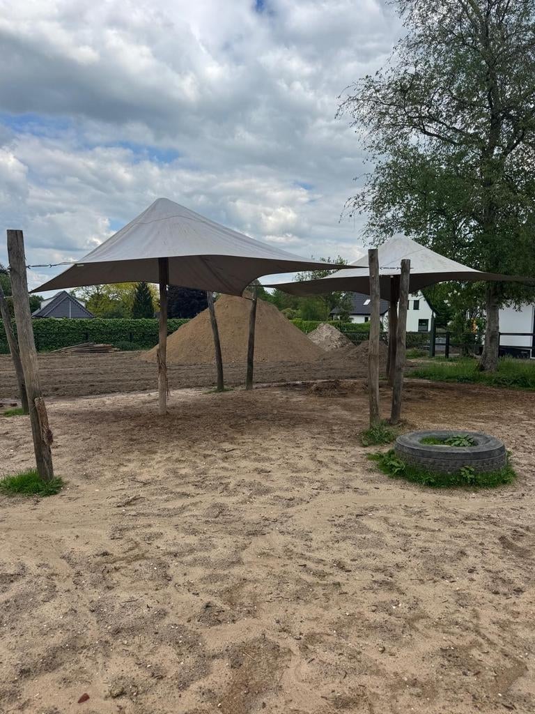 Hekwerk met ca 90 palen en stroom draad, paarden hacienda, Ophalen, Gebruikt, 250 cm of meer