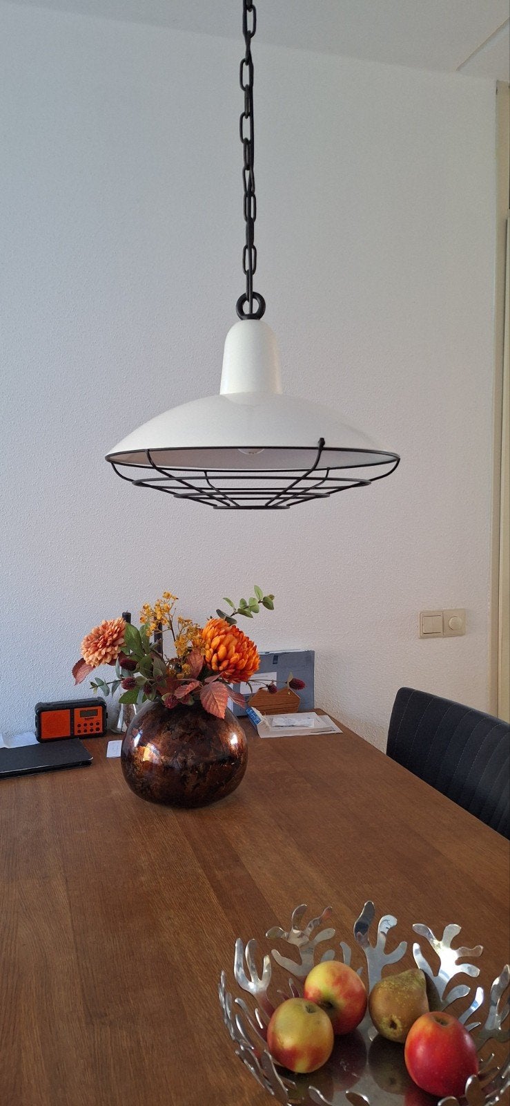 Te Koop: Leuke Hanglamp, Ophalen, Zo goed als nieuw, Metaal