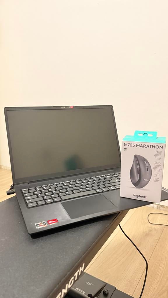 NIEUW Lenovo Laptop + Logitech Muis, Computers en Software, Windows Laptops, Ophalen, Nieuw, 16 inch, 4 Ghz of meer
