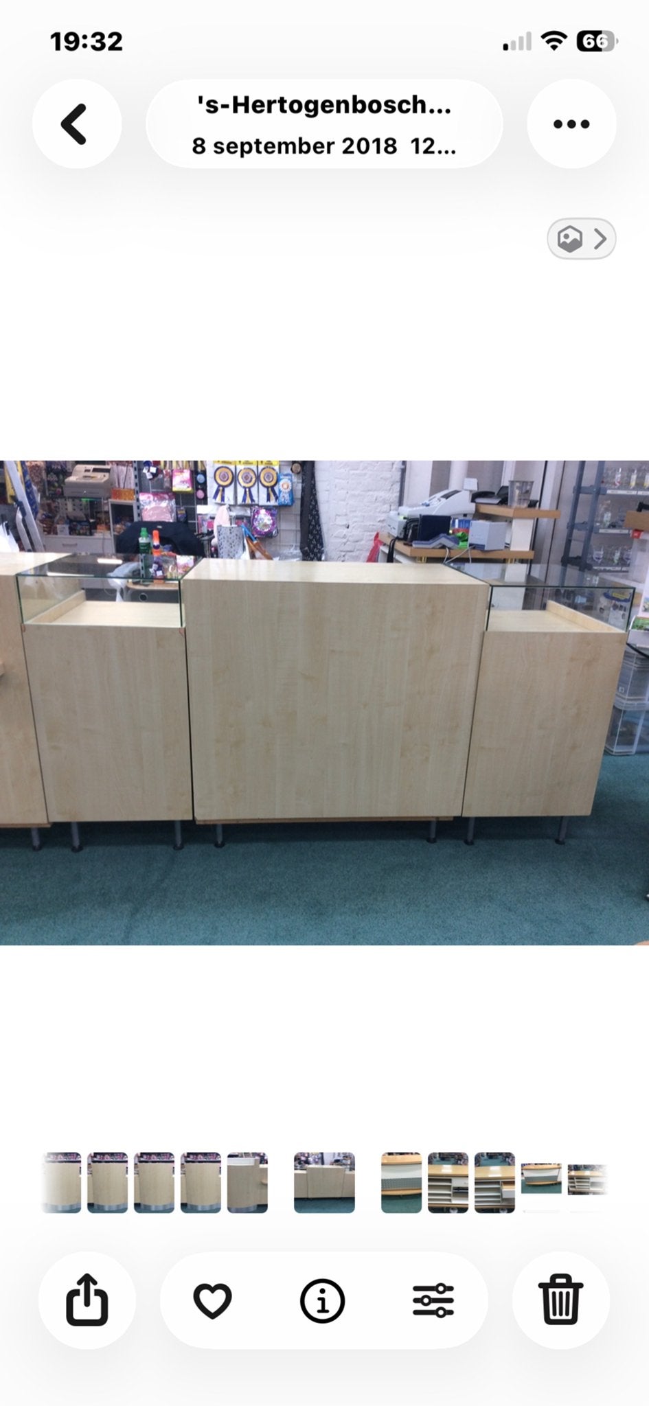 Modulaire toonbank (3,22m) met 4 gedeeltes, Ophalen of Verzenden
